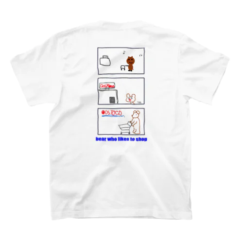 買い物好きなくま Regular Fit T-Shirt