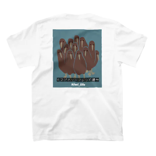 kiwi_life（イマジナリーフレンド）/背面Tシャツ Regular Fit T-Shirt