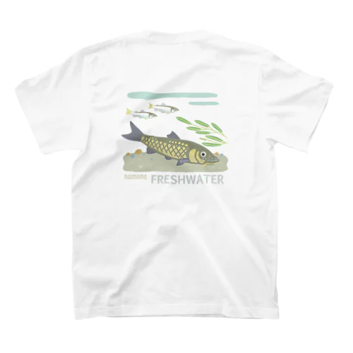 バックプリント ニゴイとアユとササバモ Regular Fit T-Shirt