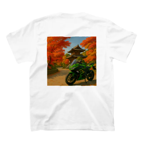 ご当地バイク旅　京都編　(フルカウル・green) Regular Fit T-Shirt