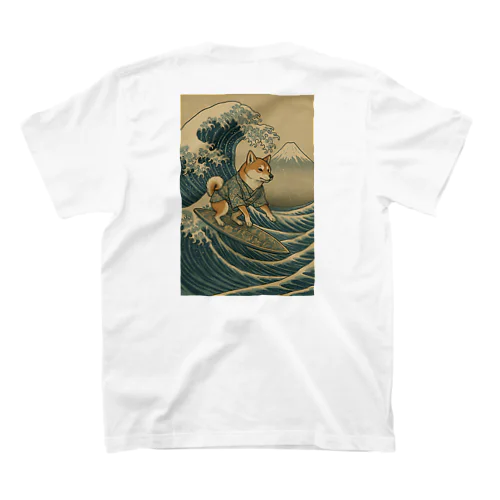 サーフィン　x　柴犬 Regular Fit T-Shirt