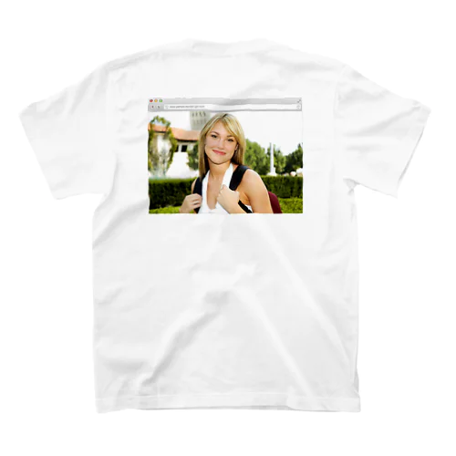 Parked Domain Girl (Back) Regular Fit T-Shirt