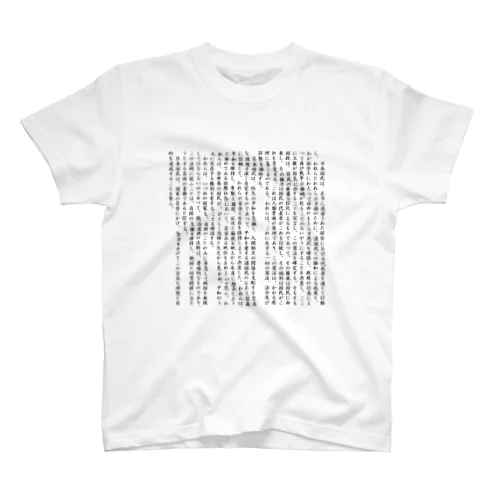 前文 Regular Fit T-Shirt