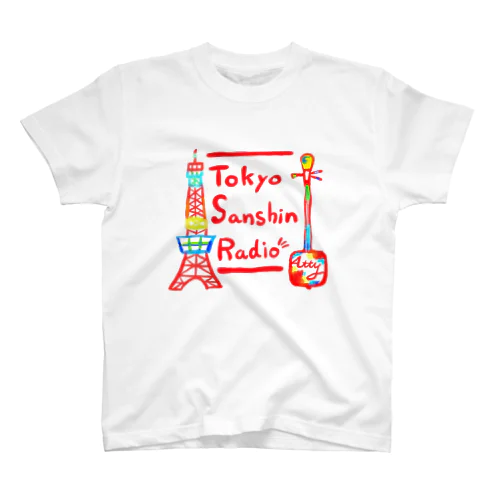 Tokyo三線ラヂオ公式ロゴ Regular Fit T-Shirt