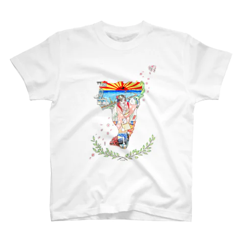 ひたちのかたち Regular Fit T-Shirt