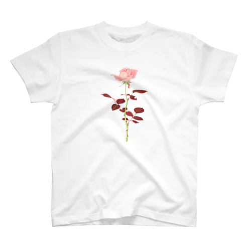 紅い葉の薔薇 Regular Fit T-Shirt