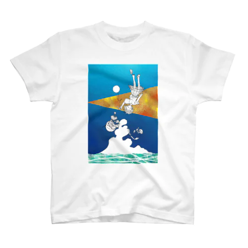 ラムネ色の花弁 Regular Fit T-Shirt