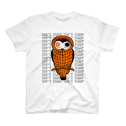 眠ってはいけないフクロウ Regular Fit T-Shirt