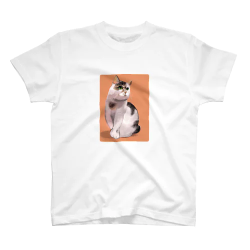 おすましブチねこ Regular Fit T-Shirt