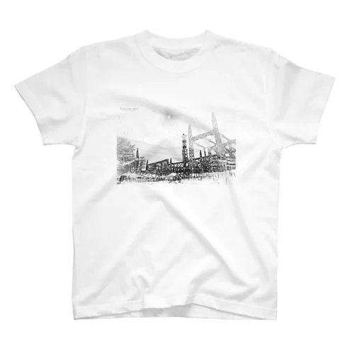 EB-TS004-W "Weisse Mondnacht " Regular Fit T-Shirt