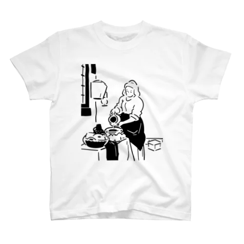 牛乳を注ぐ女 Regular Fit T-Shirt