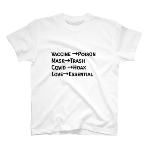 Vaccine→PoisonTシャツ Regular Fit T-Shirt