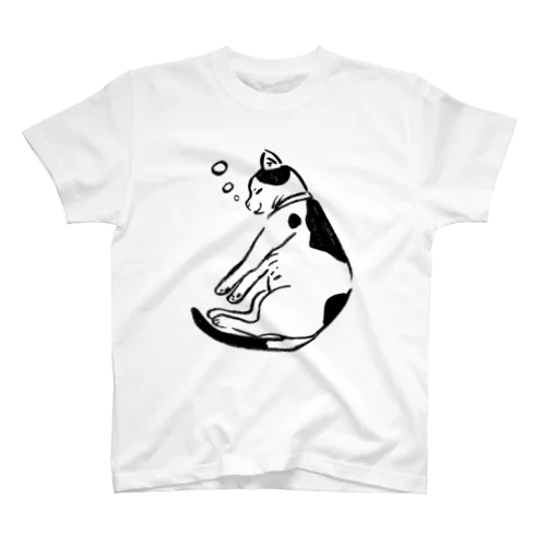 I love sleeping!両手をのびーっと伸ばすにゃんこ トートバッグ Regular Fit T-Shirt