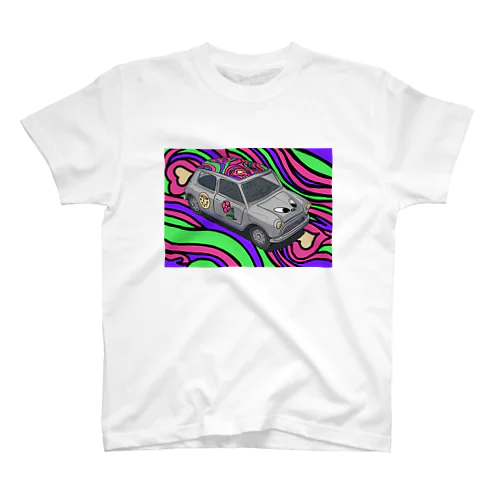 ミニクーパー　サイケデザイン Regular Fit T-Shirt