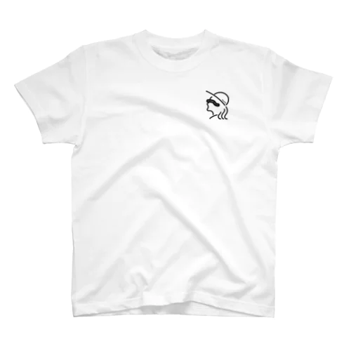 tsuriii GIRL_black Regular Fit T-Shirt