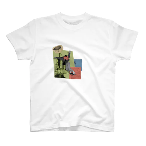 Japanolofi Records 30th espresso coffee color Goods Regular Fit T-Shirt