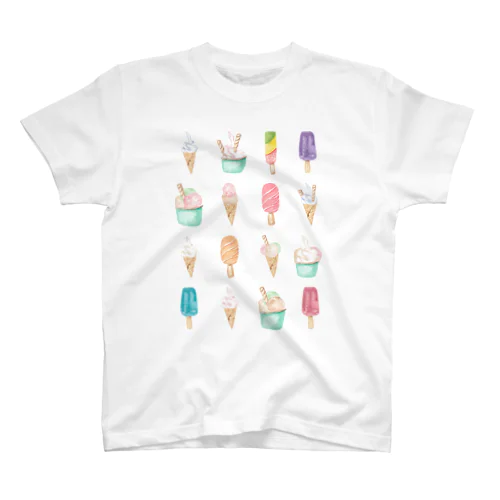 どっとアイス柄 Regular Fit T-Shirt