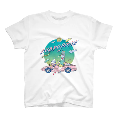 DUBPOPNITE09 colored-red logo Regular Fit T-Shirt