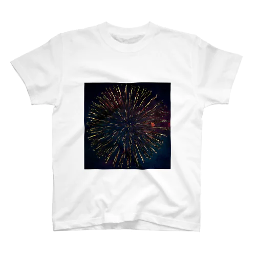 黒花火 Regular Fit T-Shirt