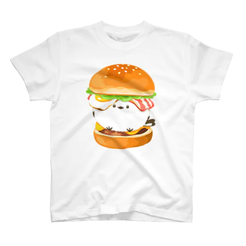 ハンバーガーシマエナガ Regular Fit T-Shirt