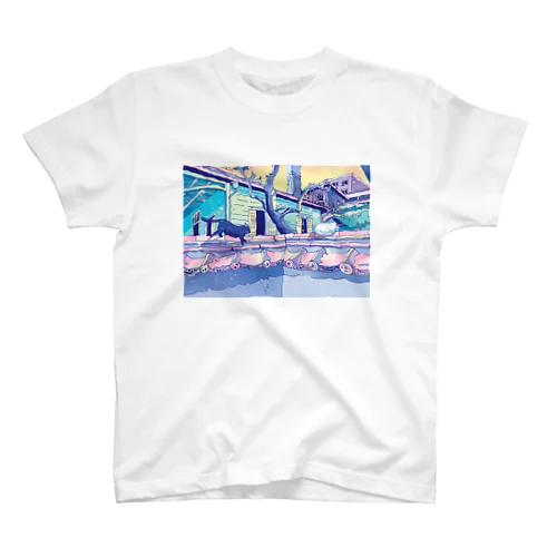 【あそぼ】/長崎の風景 Regular Fit T-Shirt