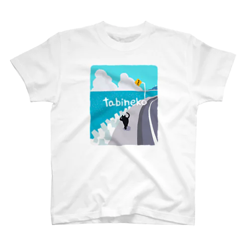 たびねこ：海からの風 Regular Fit T-Shirt