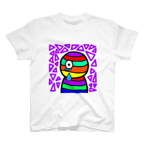 涙をこぼすmummy Regular Fit T-Shirt