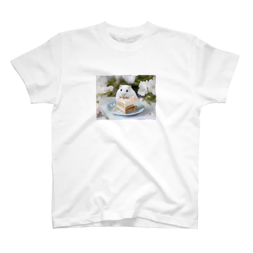 ハムスターとろろんのカフェタイム Regular Fit T-Shirt