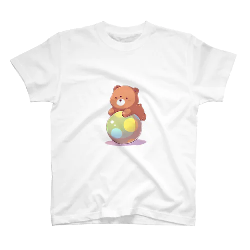 見とれるほど可愛い！玉乗りくまさん Regular Fit T-Shirt