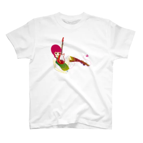 ギターを持つ小悪魔 Regular Fit T-Shirt