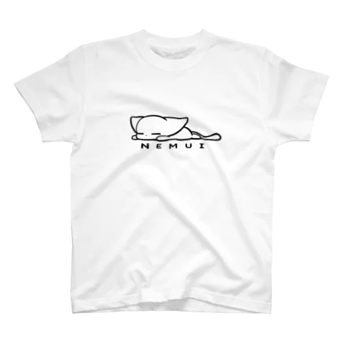 眠いニャンさん Regular Fit T-Shirt