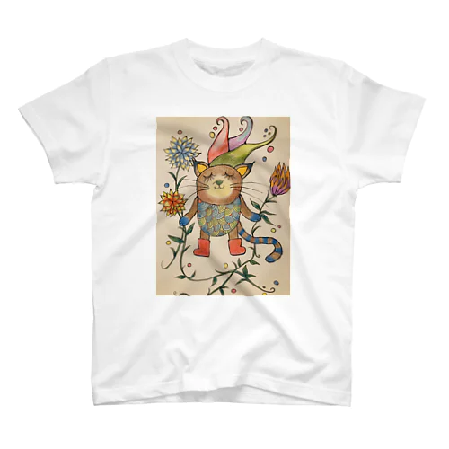 カラフル猫 Regular Fit T-Shirt