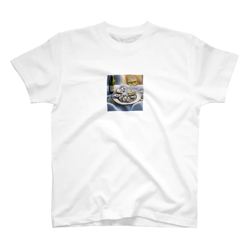 マリアージュ（シャブリと牡蠣） Regular Fit T-Shirt