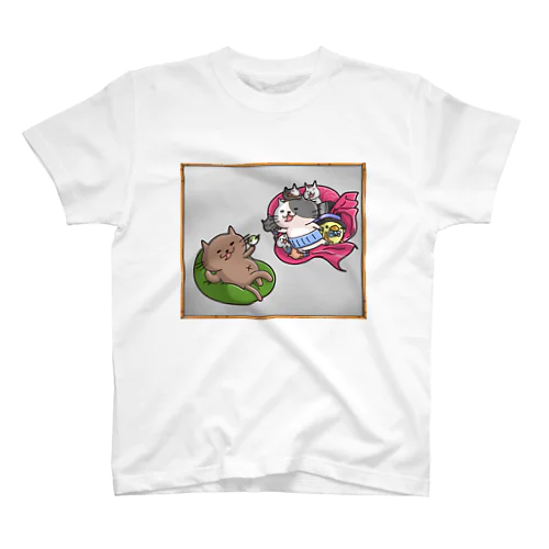 にゃん地創造だにゃん(額縁付き) Regular Fit T-Shirt