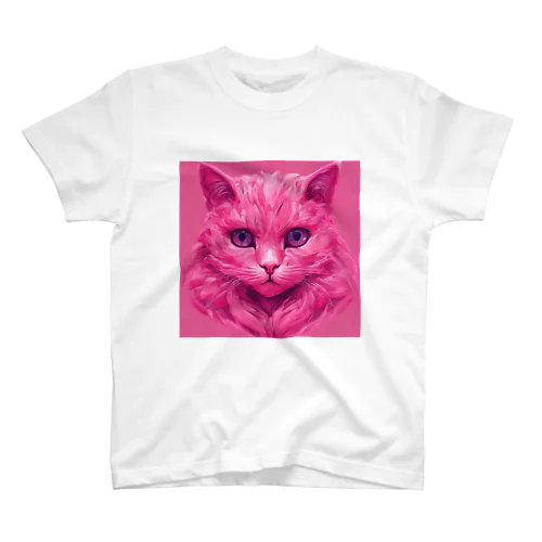 Pink Cat Regular Fit T-Shirt
