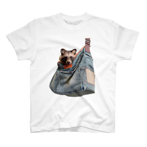 タヌキのムギとお出かけ Regular Fit T-Shirt