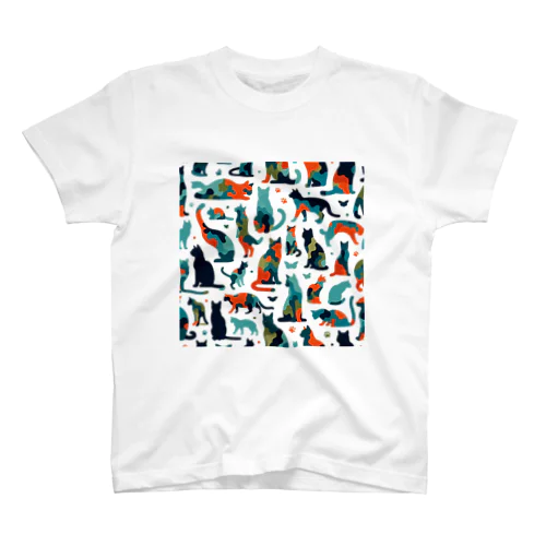 猫×カモフラージュ５ Regular Fit T-Shirt