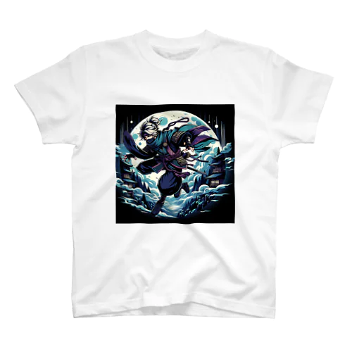 月夜の忍者 Regular Fit T-Shirt