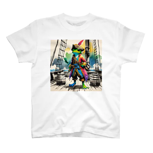 海賊船員になった蛙 Regular Fit T-Shirt