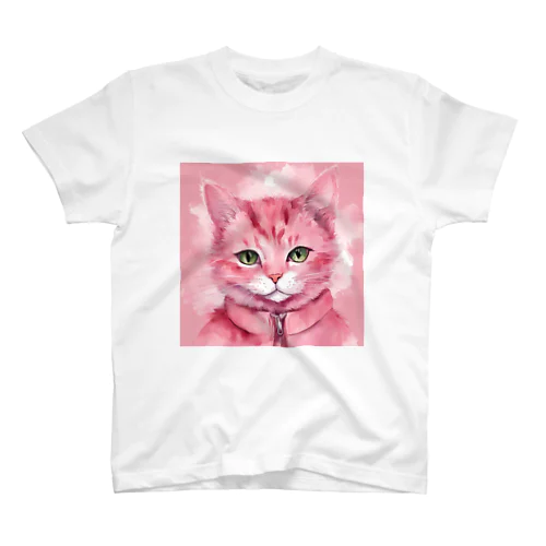 ピンクキャット Regular Fit T-Shirt