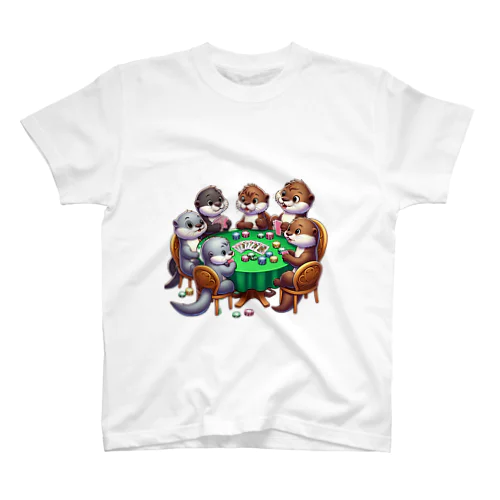 カワウソポーカー2 Regular Fit T-Shirt
