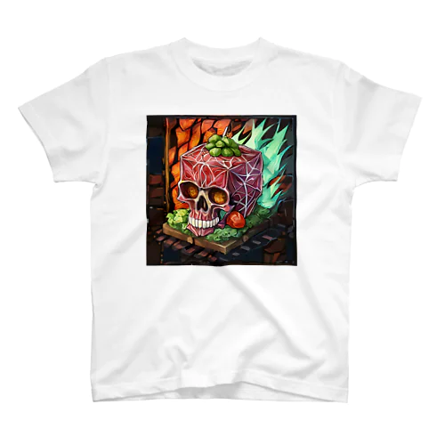 スカル＆ミート Regular Fit T-Shirt