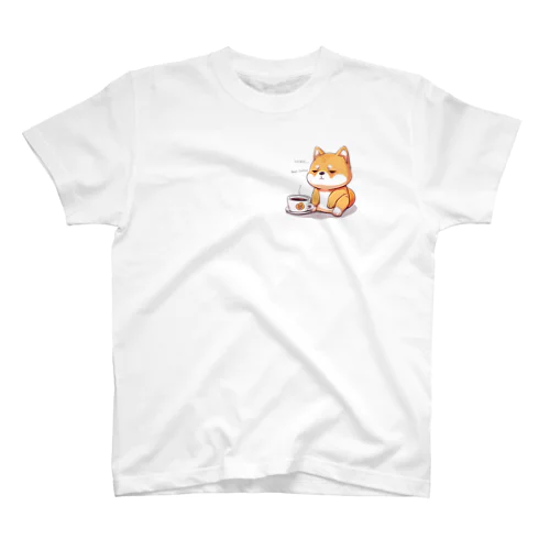 疲れている柴犬ーコーヒータイム！Tired Shiba Inu - Need Coffe！e ! Regular Fit T-Shirt