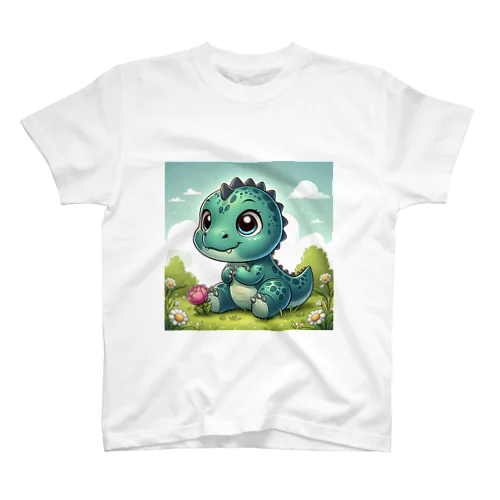 かわいい恐竜 Regular Fit T-Shirt