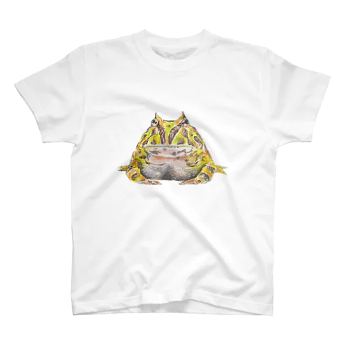 クランウェルノツノガエル(アクリル画) Regular Fit T-Shirt
