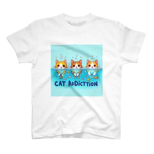 Cat Addiction 38 Regular Fit T-Shirt