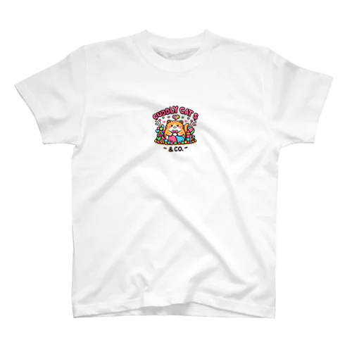 ふわふわねこちゃん Regular Fit T-Shirt