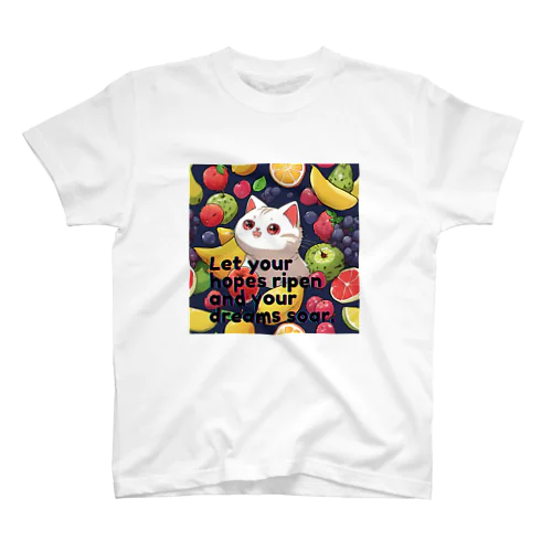 猫の夢、果物の幻想郷へ Regular Fit T-Shirt