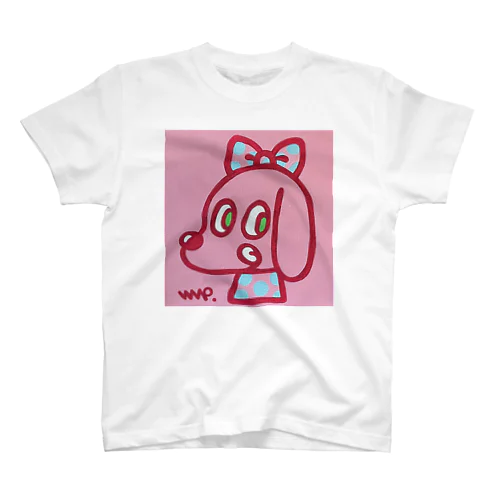 POPDogピンク Regular Fit T-Shirt