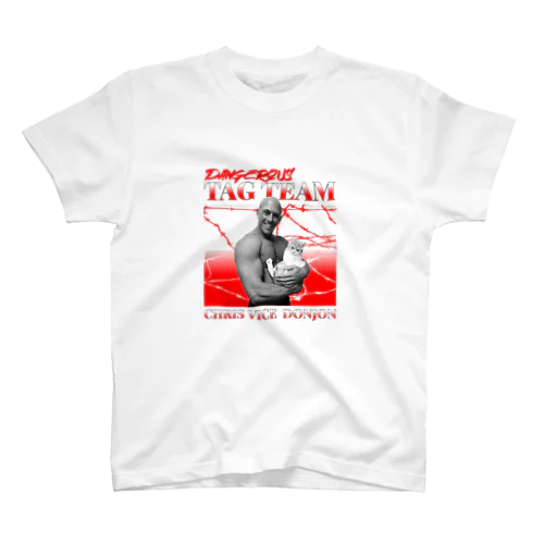 悪役レスラー&ドンジョン Regular Fit T-Shirt
